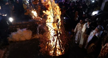 Pravoslavni vjernici u Sarajevu obilježili Badnje večer