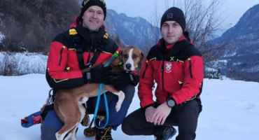 Pripadnici GSS Jablanice spasili psa 