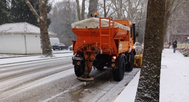 Snijeg u Mostaru, čišćenje snijega, ralica