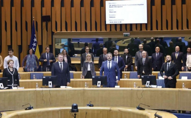 Prekinuta je sjednica Doma naroda Parlamenta BiH, nema kvoruma iz klubova Hrvata i Srba