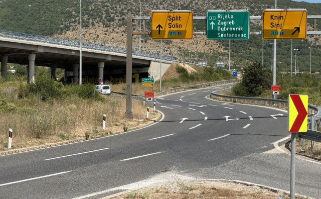 Zatvoren izlaz s autoceste A1 za Split, vozači iz smjera juga preusmjerevaju se na Bisko