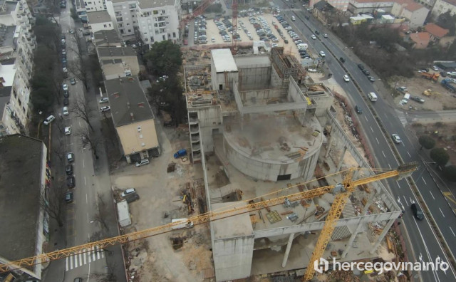Hrvatsko narodno kazalište iz Mostara raspisalo nabavu za četvrtu fazu gradnje vrijednu gotovo 9 milijuna KM