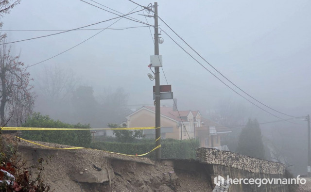Zbog klizišta ugrožene kuće u mostarskom naselju Cim
