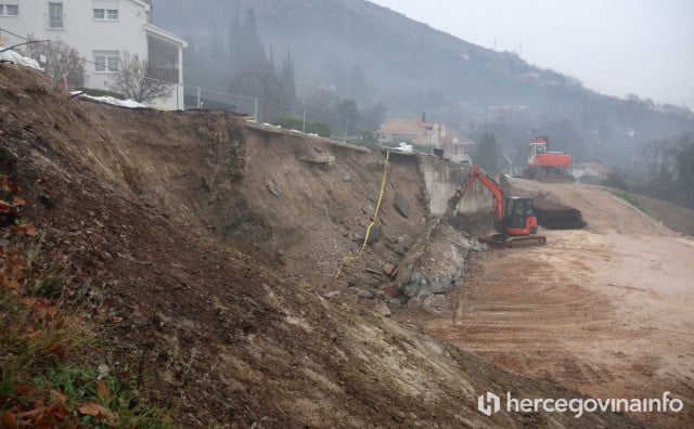 Počela sanacija klizišta u Cimu