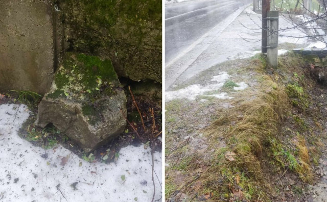 Nova opasnost od odrona na cesti Jablanica - Prozor