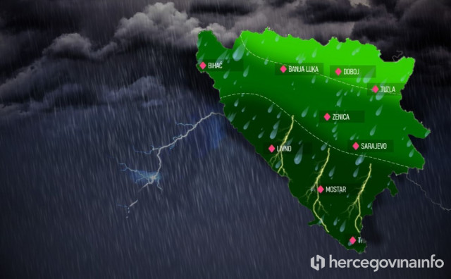Ovo su gradovi u BiH koji mogu očekivati bujične poplave