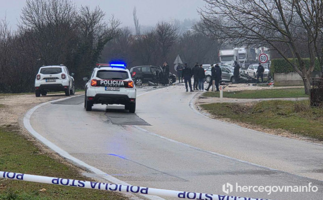 Teška nesreća obustavila promet između Mostara i Širokog Brijega
