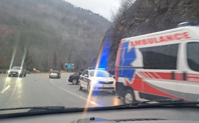 Prometna nesreća na cesti Mostar - Jablanica