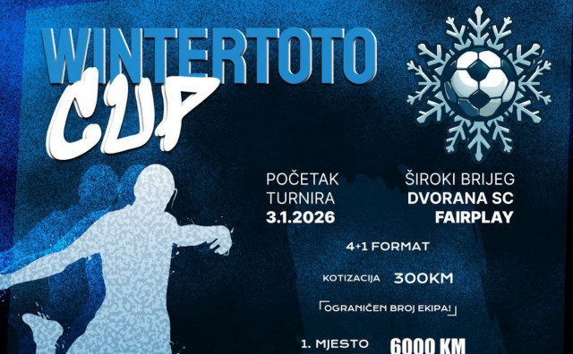 Počeo Wintertoto Cup 2026 u Širokom Brijegu, mali nogomet ponovno u fokusu