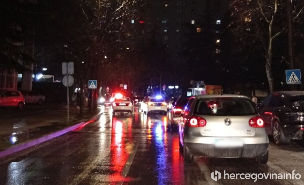 automobil udario pješaka Centar 2 Mostar