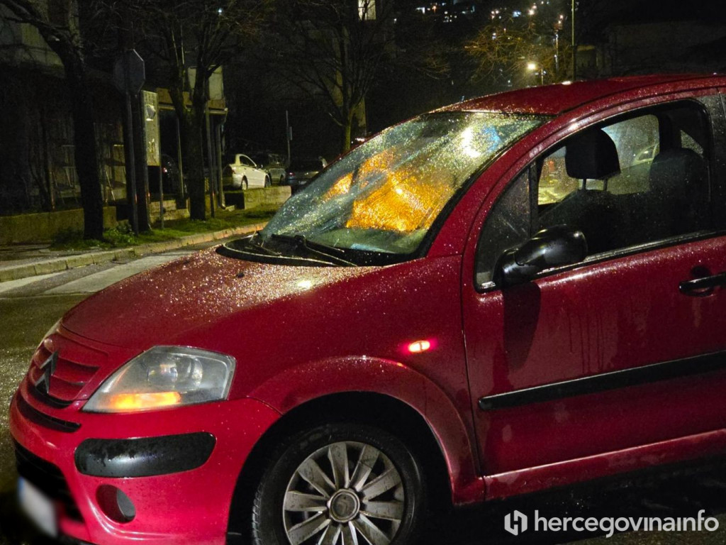 automobil udario pje&scaron;aka Centar 2 Mostar