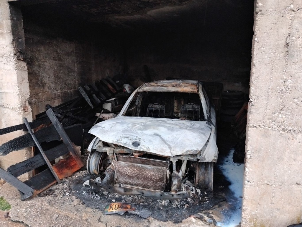 Ilijana Jelčić zapaljen automobil