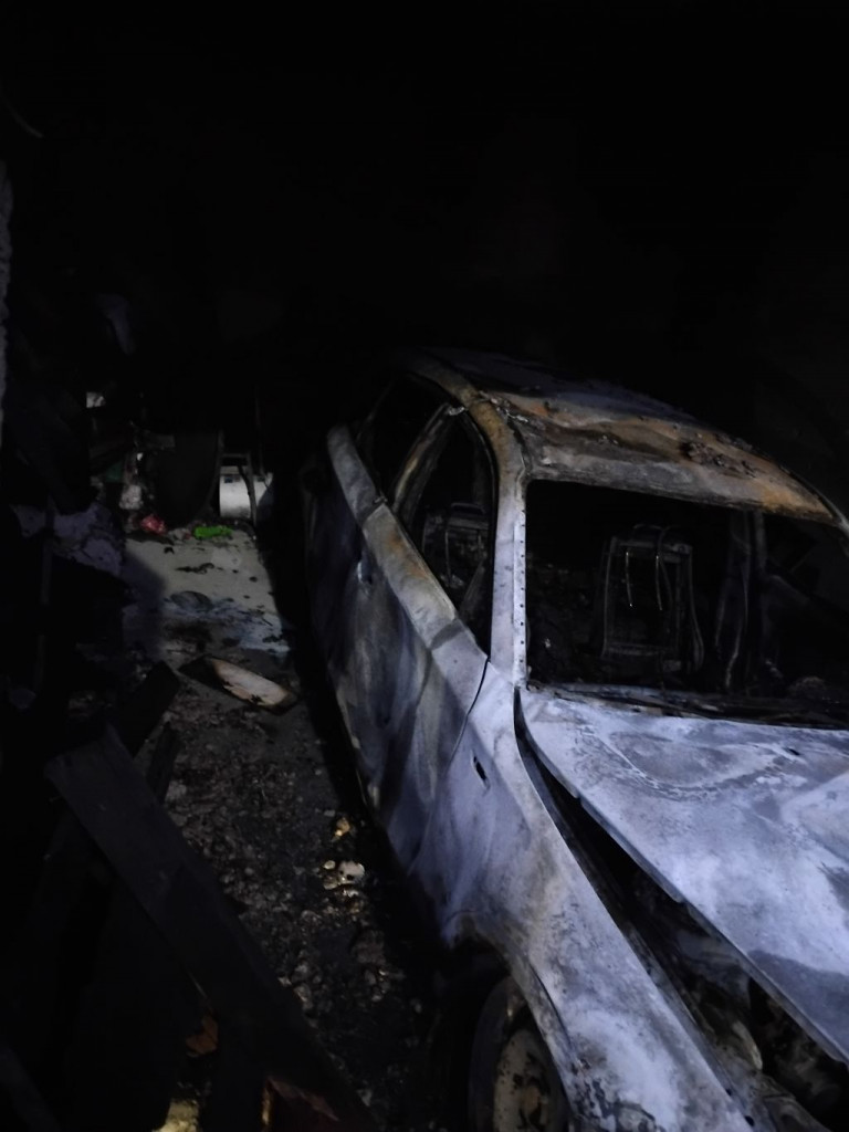 Ilijana Jelčić zapaljen automobil