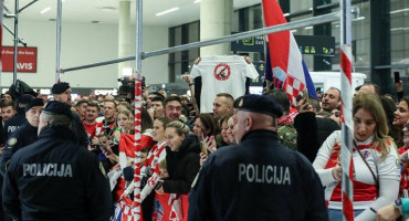Doček rukometaša Zagreb