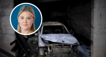 Ilijana Jelčić zapaljen automobil
