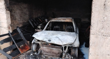 Ilijana Jelčić zapaljen automobil