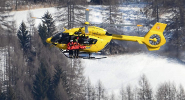 Lindsey Vonn u helikopteru