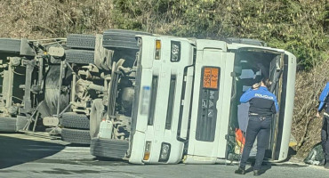 Prevrnuta cisterna Bugojno - Kupres