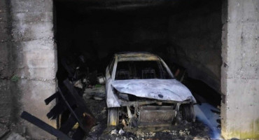 Zapaljen automobil Ilijane Jelčić