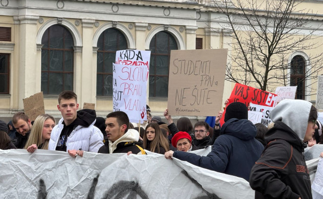 Tisuće ljudi na novom prosvjedu u Sarajevu