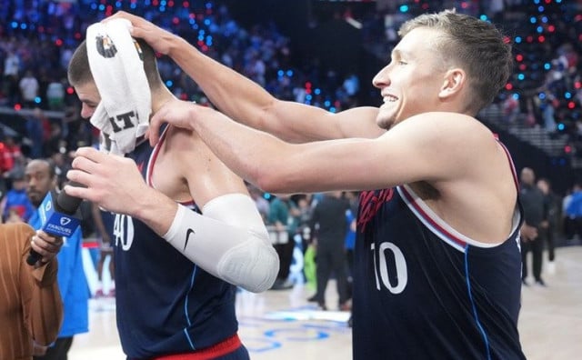 Bogdan Bogdanović i Ivica Zubac