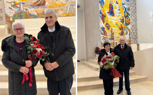 Dva dijamantna pira u Posušju: 60 godina braka proslavili Ivan i Cecilija, te Andrija i Iva