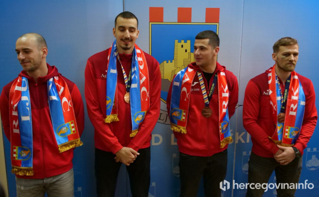 Ljubuški dočekao svoje brončane rukometaše