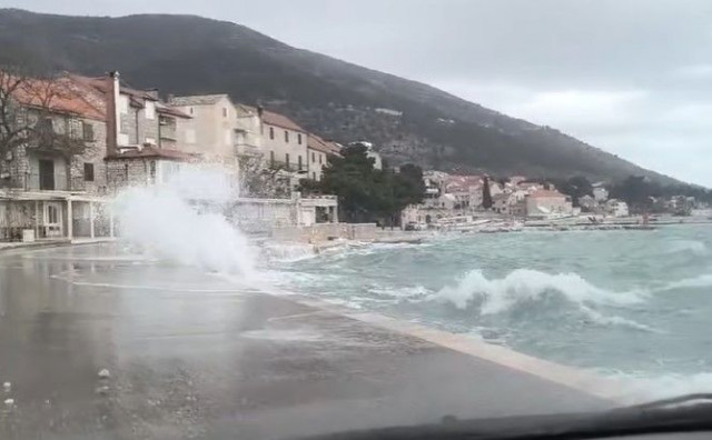 Problemi u Dalmaciji nakon olujnog juga