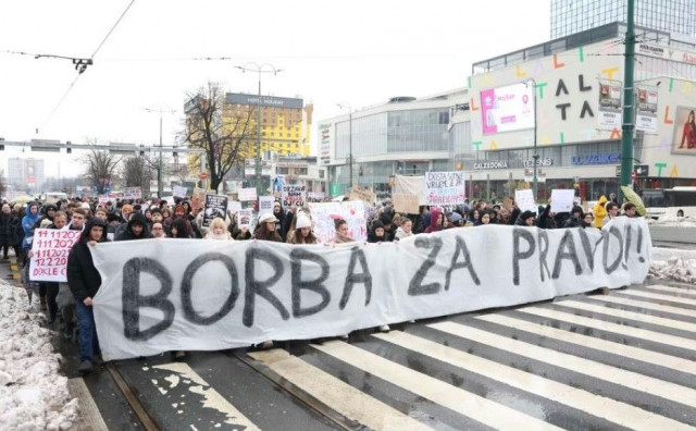 Završen peti dan prosvjeda u Sarajevu