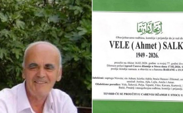 Preminuo Salko Vele, osnivač Vele Laba u Mostaru