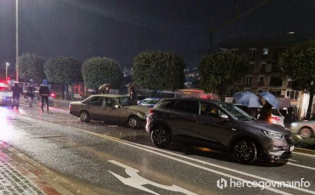 Sudar kod Španjolskog trga u Mostaru