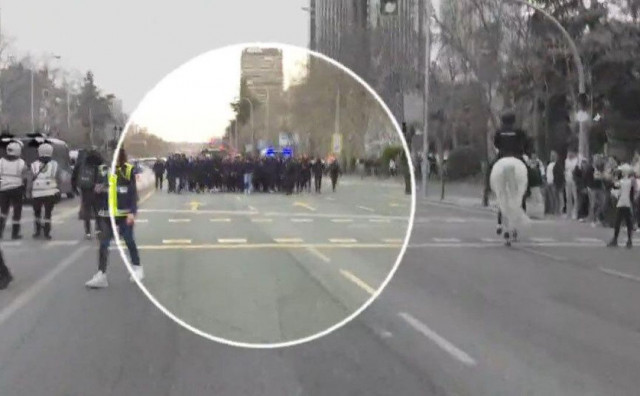 Španjolci tvrde da su se maskirani Torcidaši mlatili na ulicama Madrida