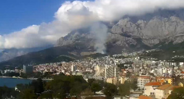 Požar iznad Makarske 