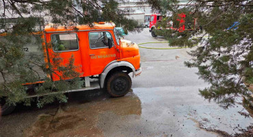 Požar u skladištu tvrtke kod Širokog Brijega