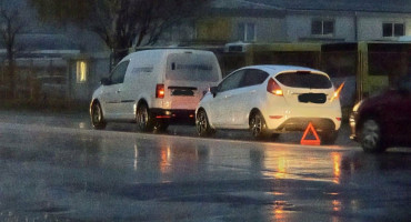 Sudar dva vozila na Bišću polju