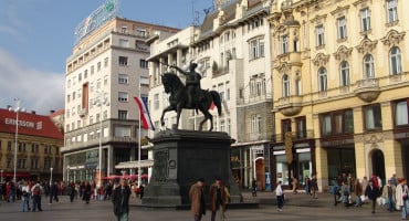 Trg bana Jelačića u Zagrebu