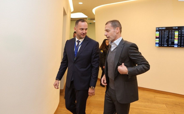 U Zenicu stigao i prvi čovjek UEFA-e