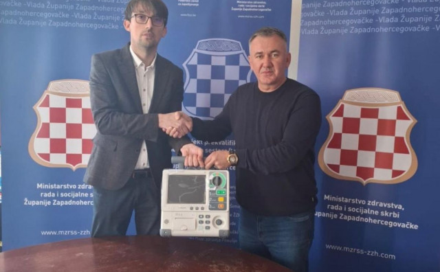Dom zdravlja u Posušju dobio defibrilator
