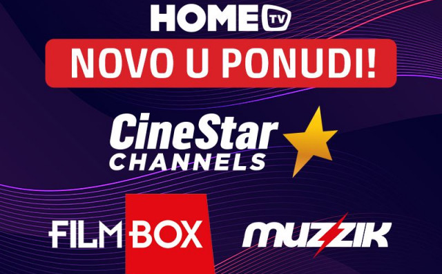 Novi filmski i glazbeni kanali na HOME.TV-u