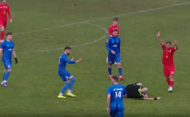 U Konjicu sudac završio na podu nakon udarca u glavu