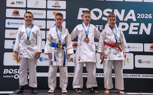 Karate klub Semih na Bosna openu 2026