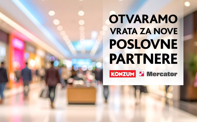 KONZUM I MERCATOR otvaraju vrata za nove poslovne partnere