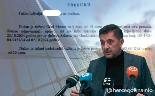 Sud presudio u korist Hercegovina.info: Grad Mostar mora dostaviti traženu dokumentaciju o solarnim elektranama