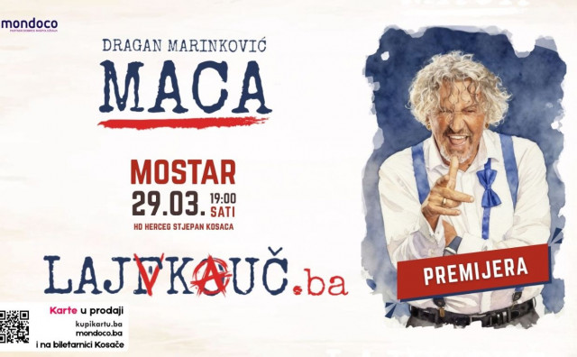 Nova predstava Dragana Marinkovića Mace – Lajfkouč.ba kreće na prvu bh. turneju