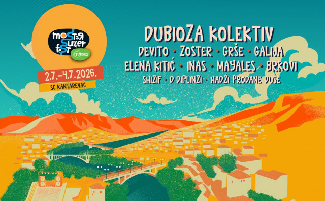 Objavljen lineup: na Mostar Summer Fest 2026 dolaze najvruća imena regije
