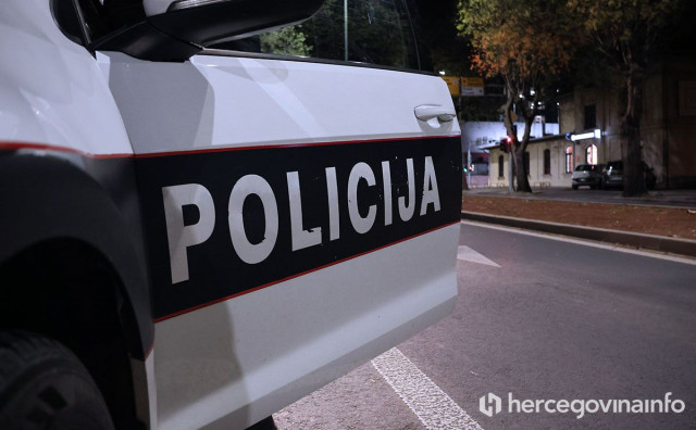 policija Mostar noć