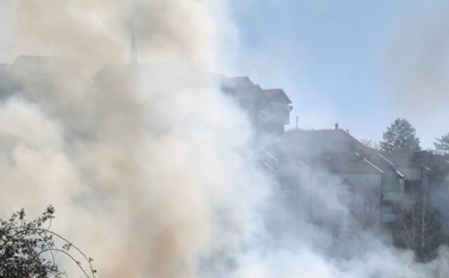 Požar u Širokom Brijegu, vatra došla u blizinu kuće i pomoćnog objekta