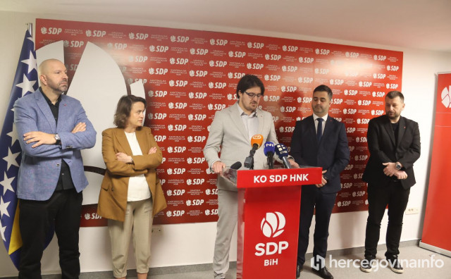 SDP podsjetio na ulaganja iz različitih razina vlasti u HNŽ-u te upozorio na narušenu sigurnost i HNK Mostar