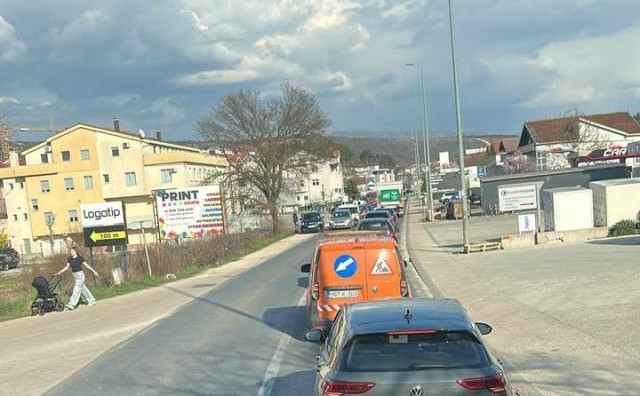 Prometna nesreća kod Širokog Brijega usporila promet