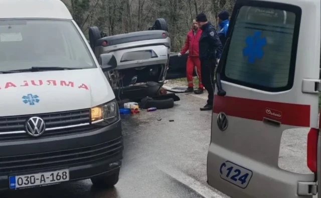 Prometna nesreća Prozor - Jablanica